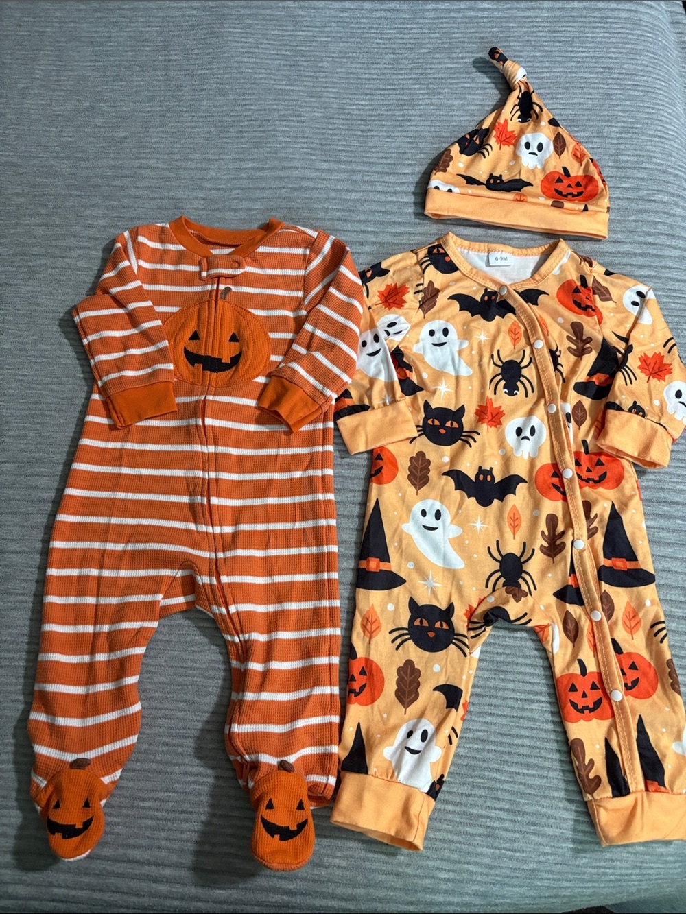 Carter's and SHEIN Halloween Footie Set size 6-9m